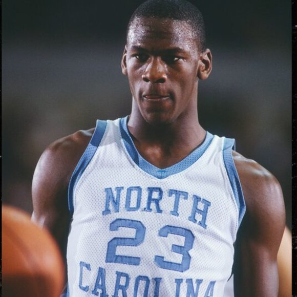 Michael Jordan UNC CarolinaT-SHIRT to match Jordan 4 UNC NWT M L XL - Picture 4 of 4